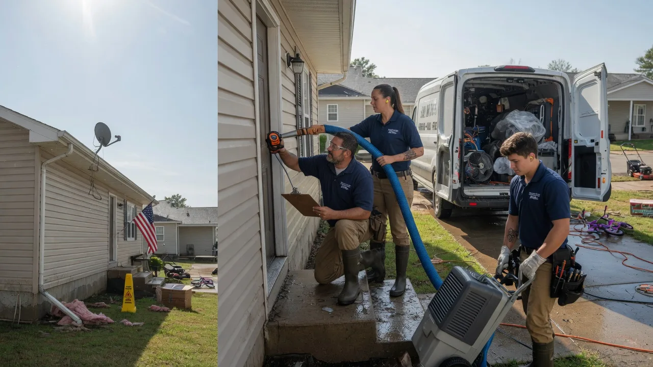 Ceiling Water Damage Restoration in Simmesport, LA near me